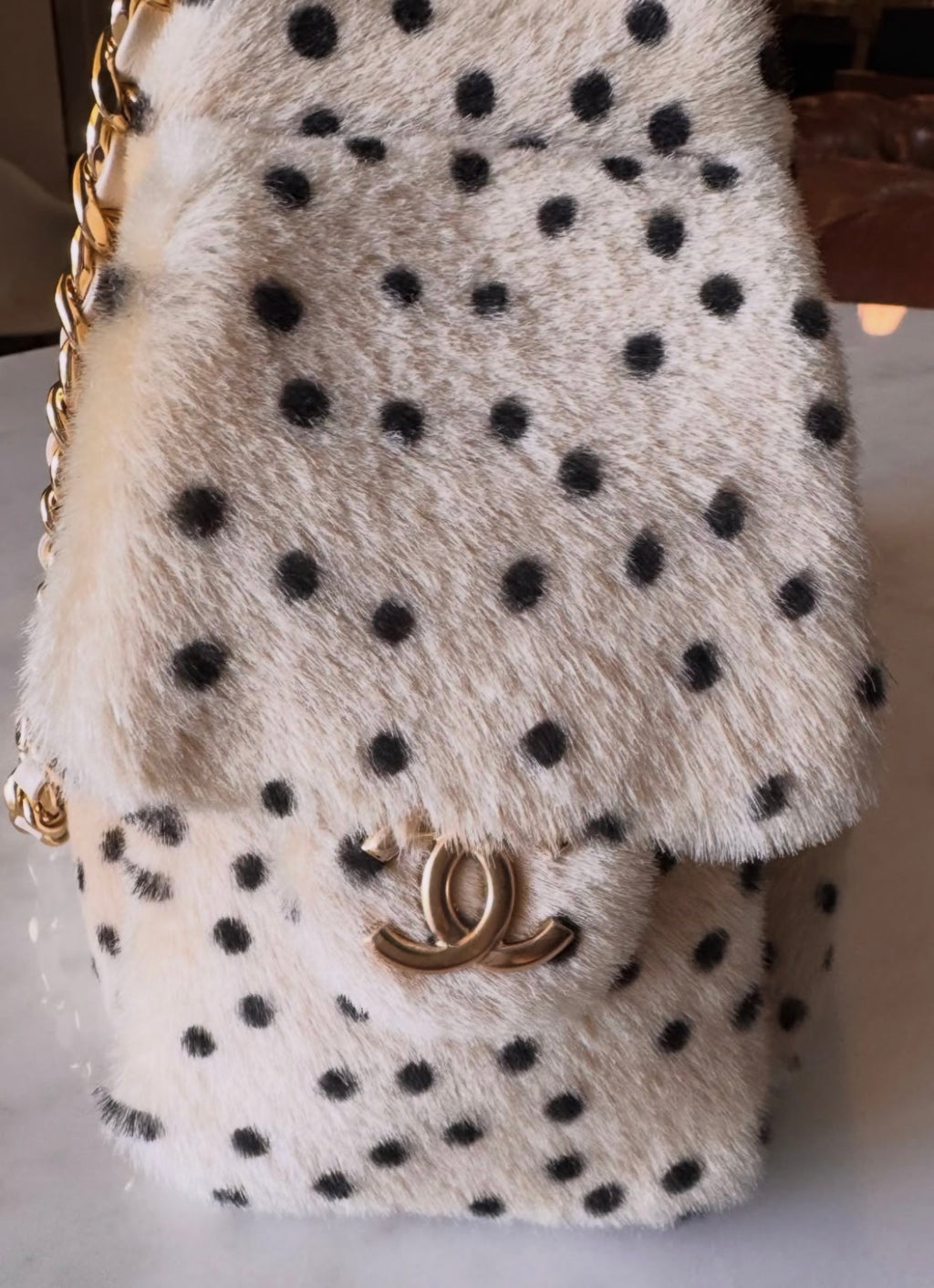 CHANEL 25 CHEETAH PRINT